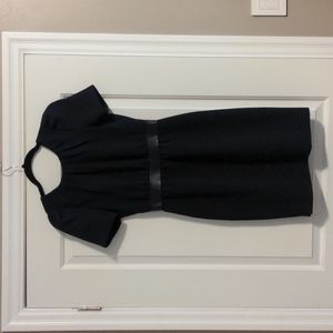 H&M navy blue holiday dress